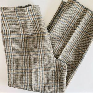 Vintage Talbots Wool High Rise Straight Leg Ankle Trouser Pant